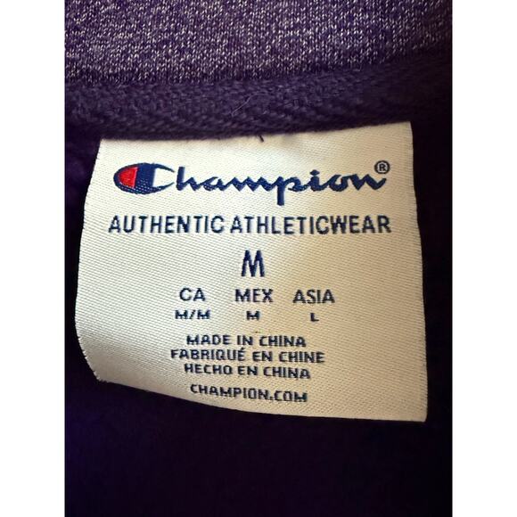 Champion UW Huskies Purple 1/4 Zip Sweatshirt Men’s/Women’s Medium - Picture 7 of 10